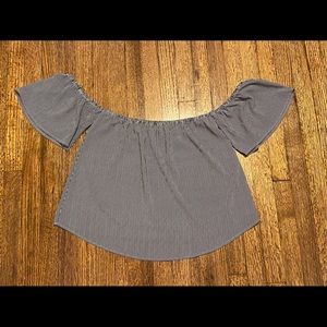 Willow & Root off the shoulder top